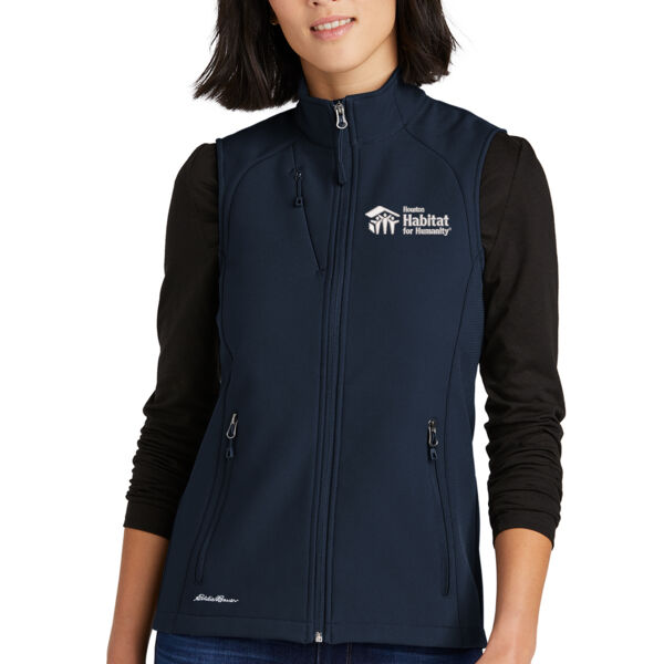 Eddie Bauer Ladies Stretch Soft Shell Vest - Embroidered Logo Thumbnail