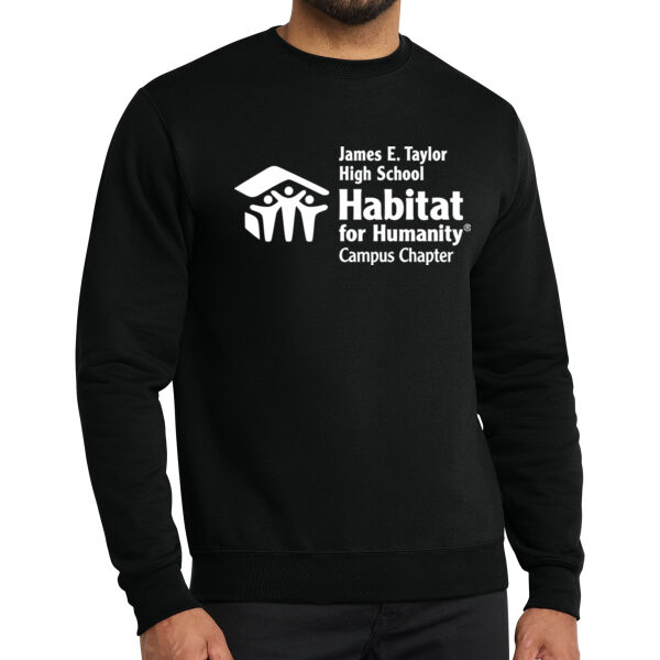 Port & Company Core Fleece Crewneck Sweatshirt - Printed Logo Thumbnail