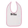 Infant Contrast Trim Premium Jersey Bib Thumbnail