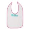 Infant Contrast Trim Premium Jersey Bib Thumbnail