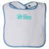 Infant Contrast Trim Terry Bib Thumbnail
