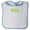 Infant Contrast Trim Terry Bib Thumbnail